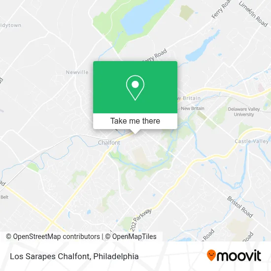 Los Sarapes Chalfont map