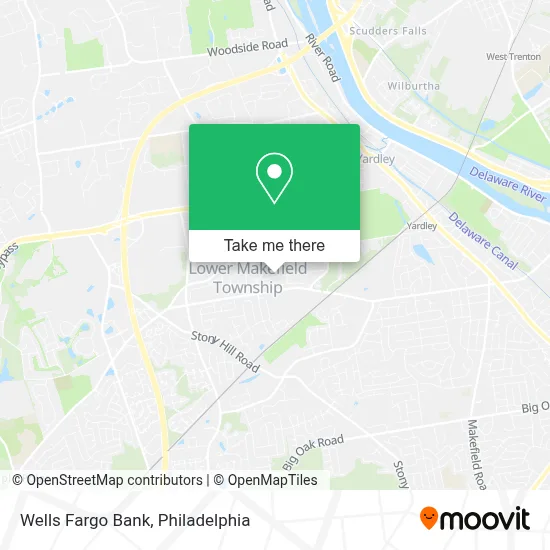 Wells Fargo Bank map