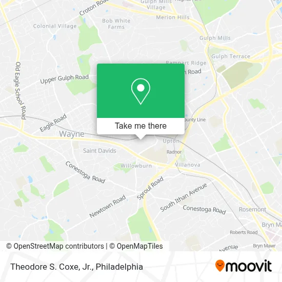 Theodore S. Coxe, Jr. map
