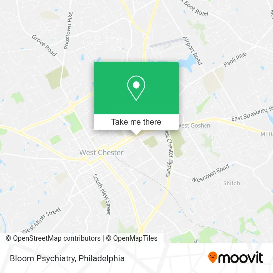 Bloom Psychiatry map