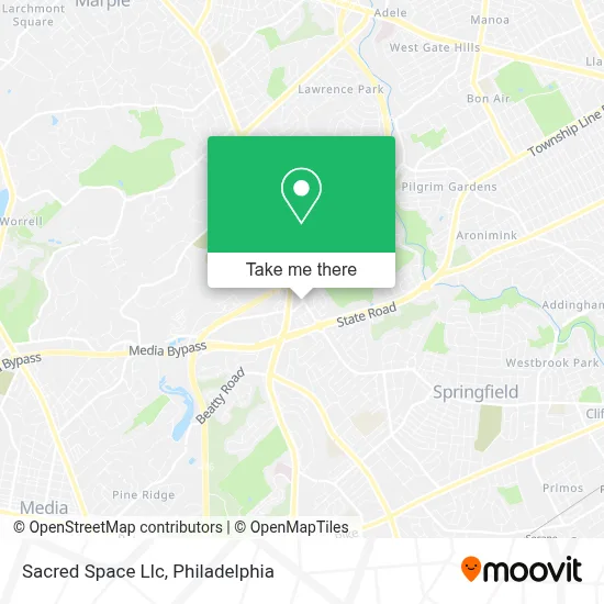 Sacred Space Llc map
