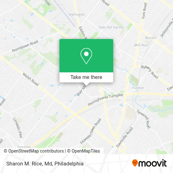Sharon M. Rice, Md map