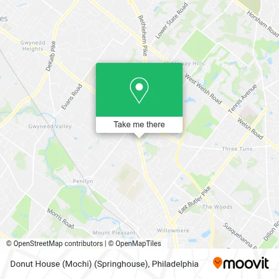 Donut House (Mochi) (Springhouse) map
