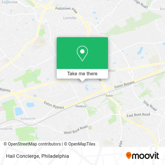 Hail Concierge map