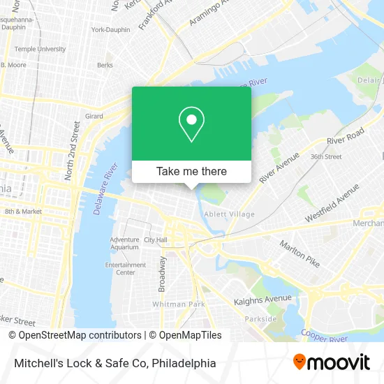 Mitchell's Lock & Safe Co map