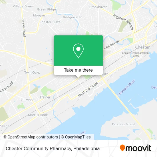 Chester Community Pharmacy map