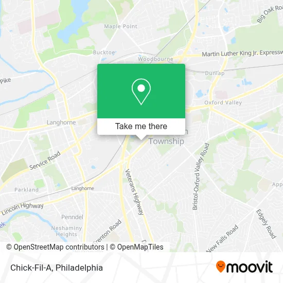 Chick-Fil-A map