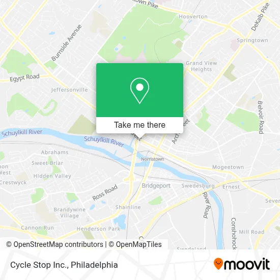 Cycle Stop Inc. map