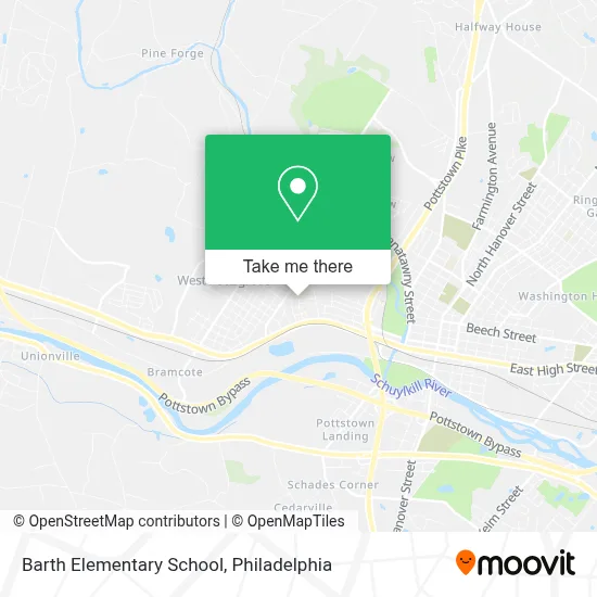 Barth Elementary School map