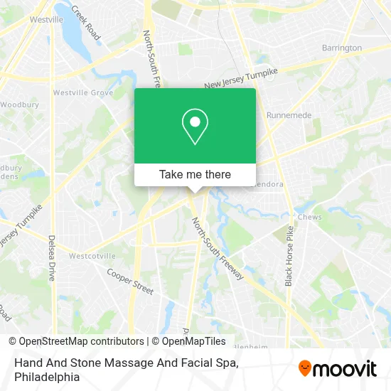 Hand And Stone Massage And Facial Spa map