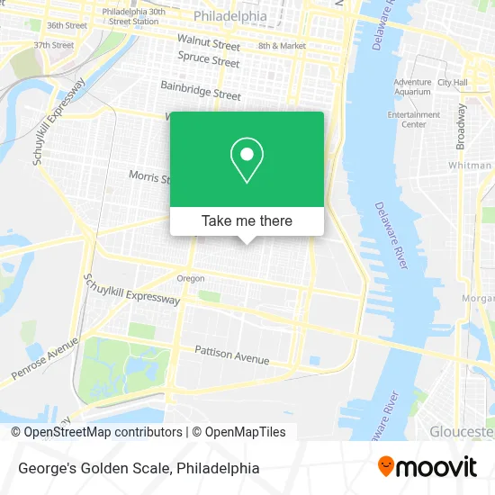 George's Golden Scale map