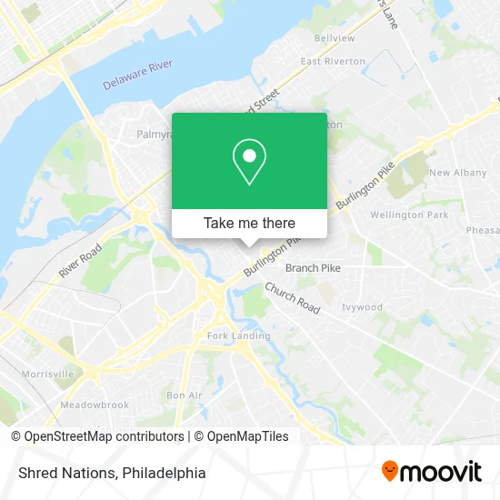 Shred Nations map