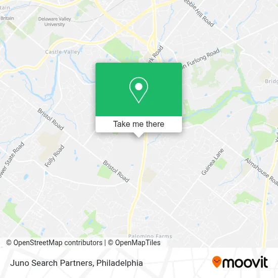 Juno Search Partners map