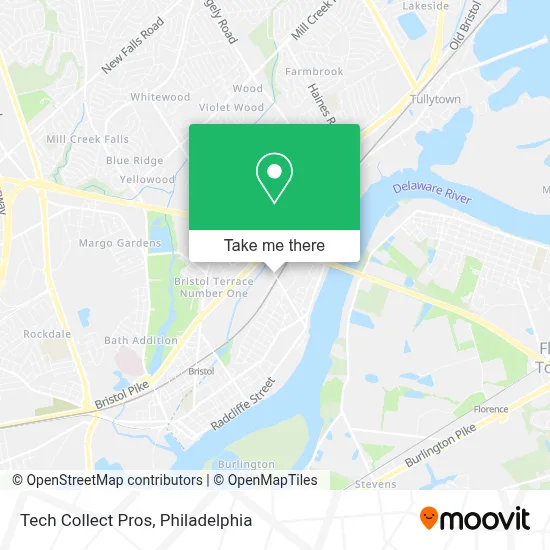 Tech Collect Pros map
