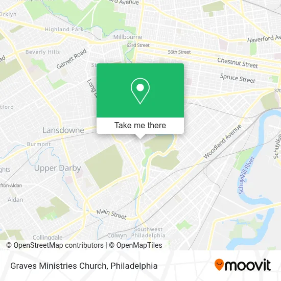 Graves Ministries Church map