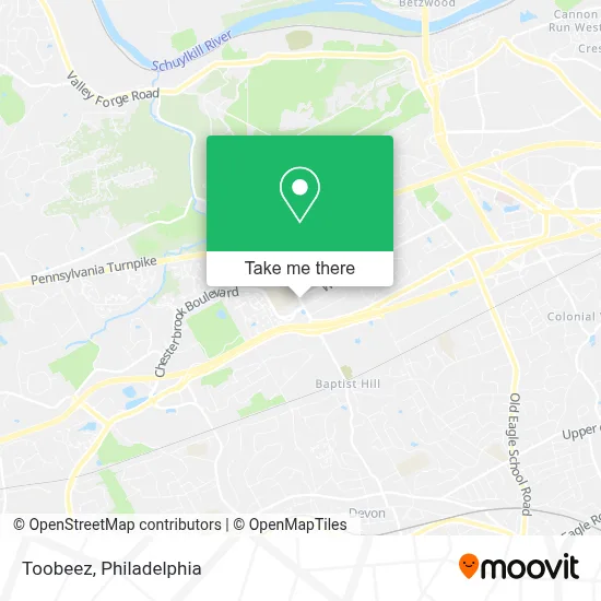 Toobeez map