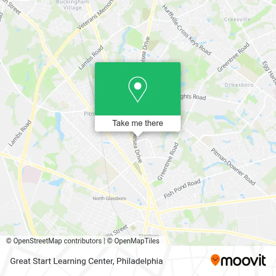 Great Start Learning Center map