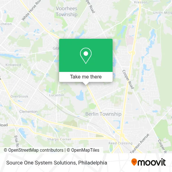 Source One System Solutions map