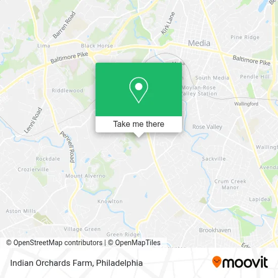 Indian Orchards Farm map