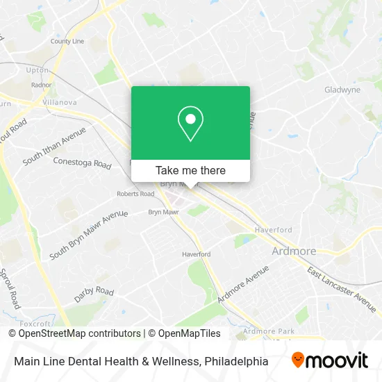 Main Line Dental Health & Wellness map