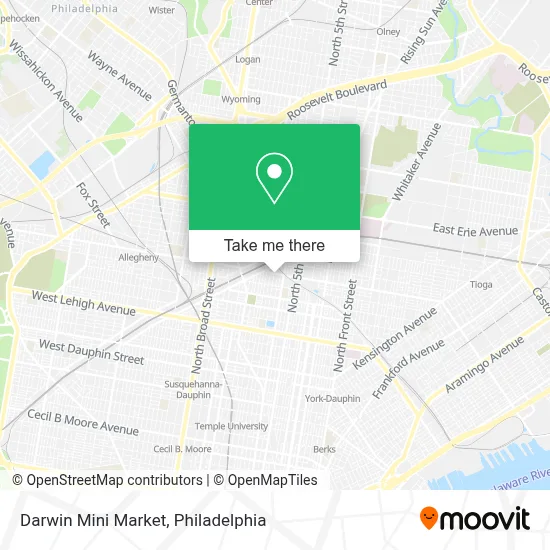 Darwin Mini Market map