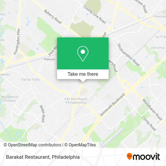 Barakat Restaurant map