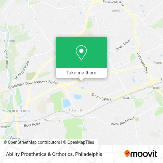 Ability Prosthetics & Orthotics map