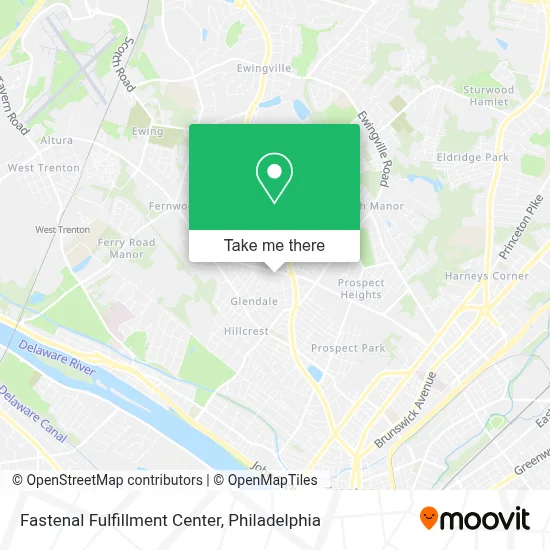 Fastenal Fulfillment Center map