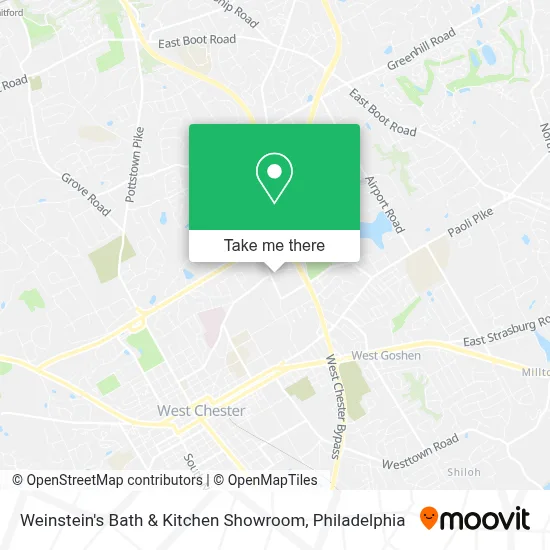 Weinstein's Bath & Kitchen Showroom map