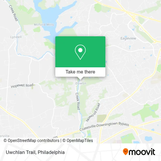 Uwchlan Trail map