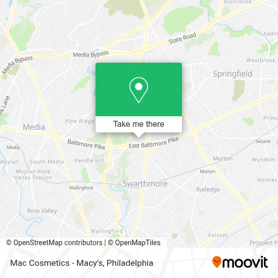 Mac Cosmetics - Macy's map