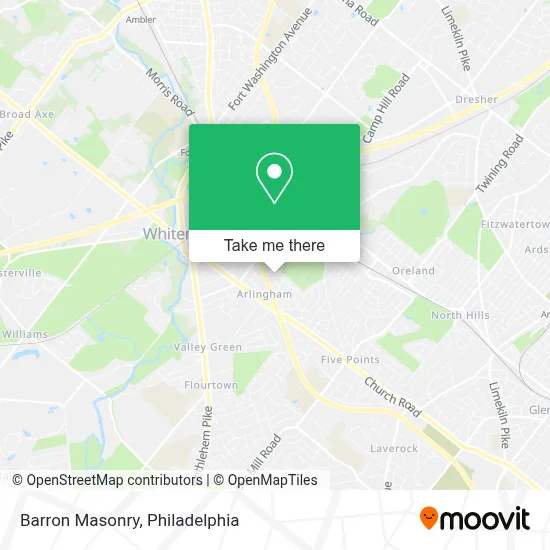 Barron Masonry map