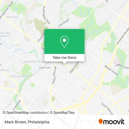Mark Brown map