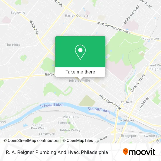 R. A. Reigner Plumbing And Hvac map