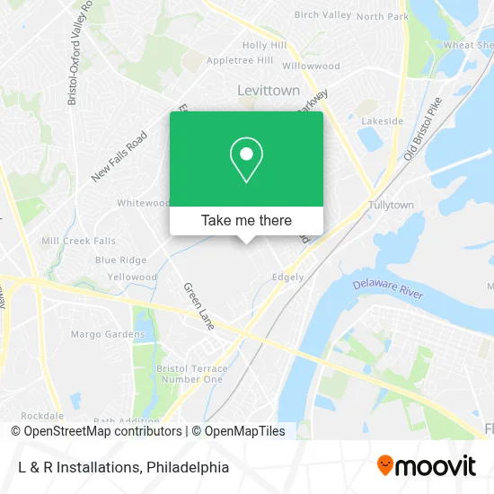 L & R Installations map