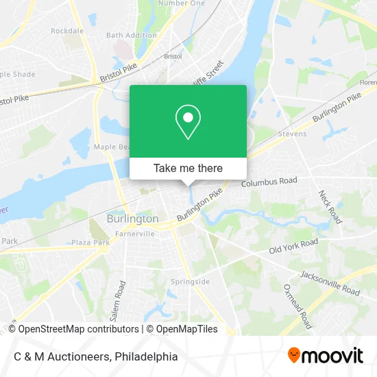 C & M Auctioneers map