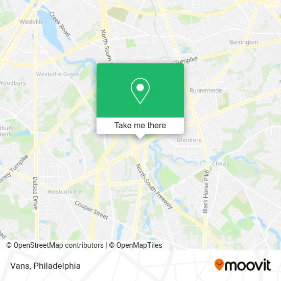 Vans map