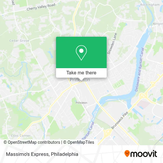 Massimo's Express map