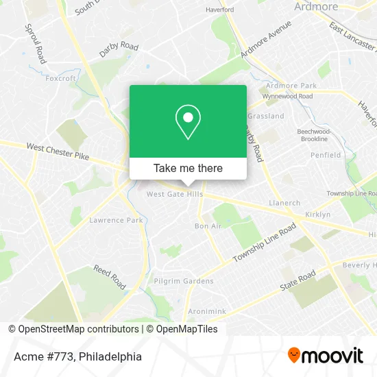 Acme #773 map