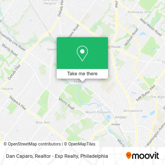 Dan Caparo, Realtor - Exp Realty map