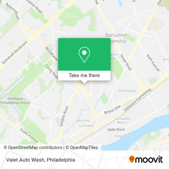 Valet Auto Wash map