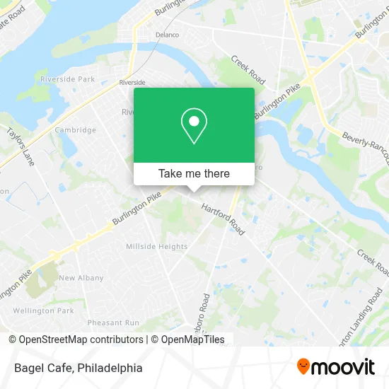 Bagel Cafe map