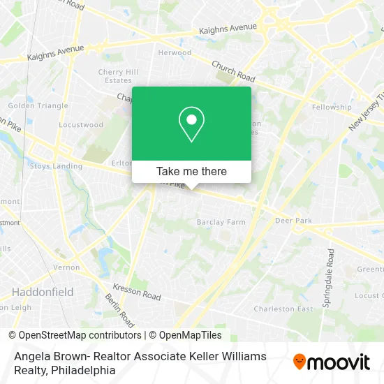Angela Brown- Realtor Associate Keller Williams Realty map