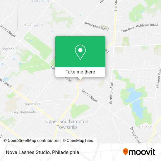 Nova Lashes Studio map