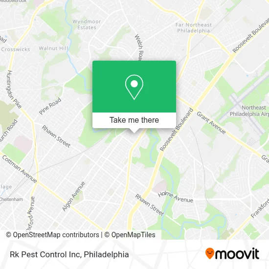 Rk Pest Control Inc map