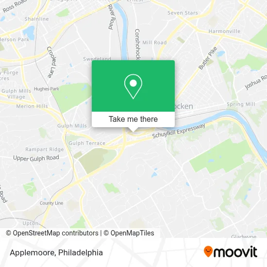 Applemoore map
