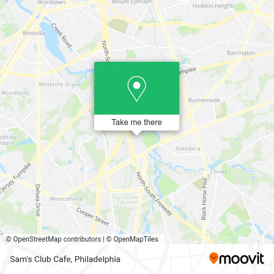 Sam's Club Cafe map