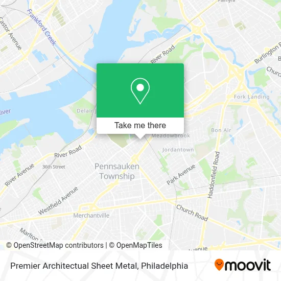 Premier Architectual Sheet Metal map
