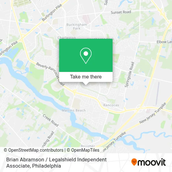 Brian Abramson / Legalshield Independent Associate map