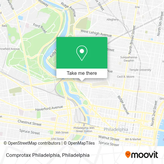 Comprotax Philadelphia map